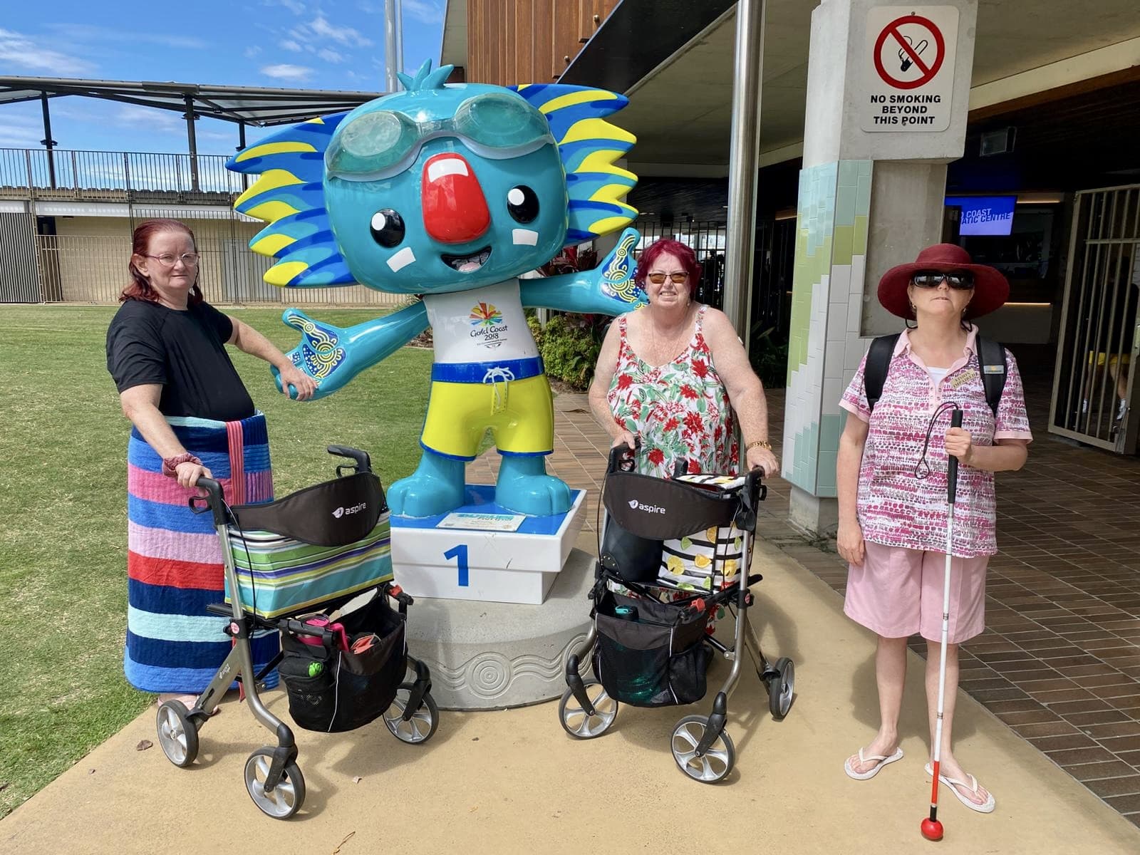 Acts Care participants on a community outing